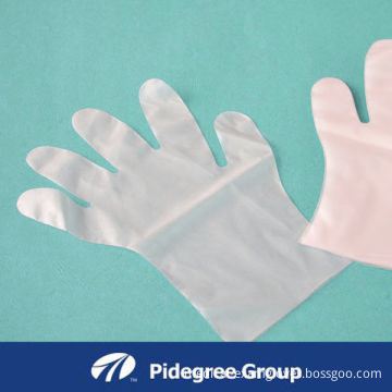 Polyethylene Resin Disposable Cpe Gloves White Non-sterile For Baby Care